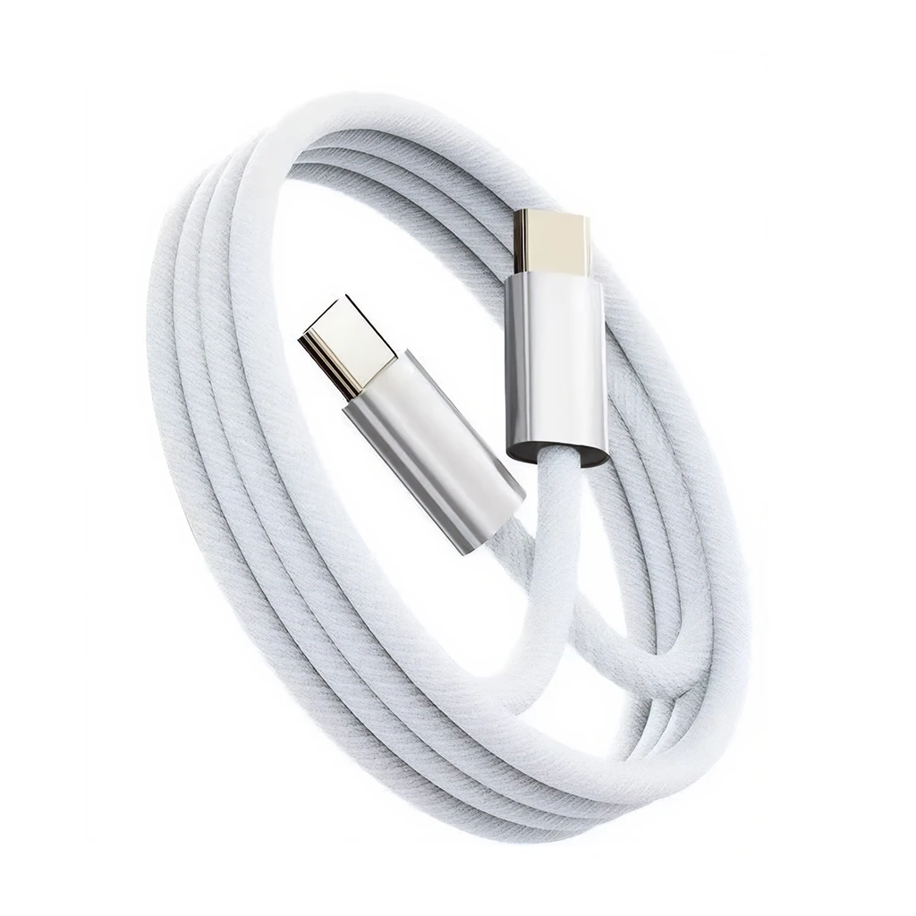 H25a5a16fb1b24603bf639596a2d90c84m.webp New Trending 5A Woven Nylon Braided Charging Cable 1.2M 4FT Fast USB Data Line Mobile Phone Accessories Aluminum Alloy PC-Silver / 1.2 m - Image 1