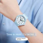 Louis Jess Outlet Youth Quartz Watch with Week Calendar Dial Men's Student Exam Special Rubber Band Children's Lun Watch - Image 3