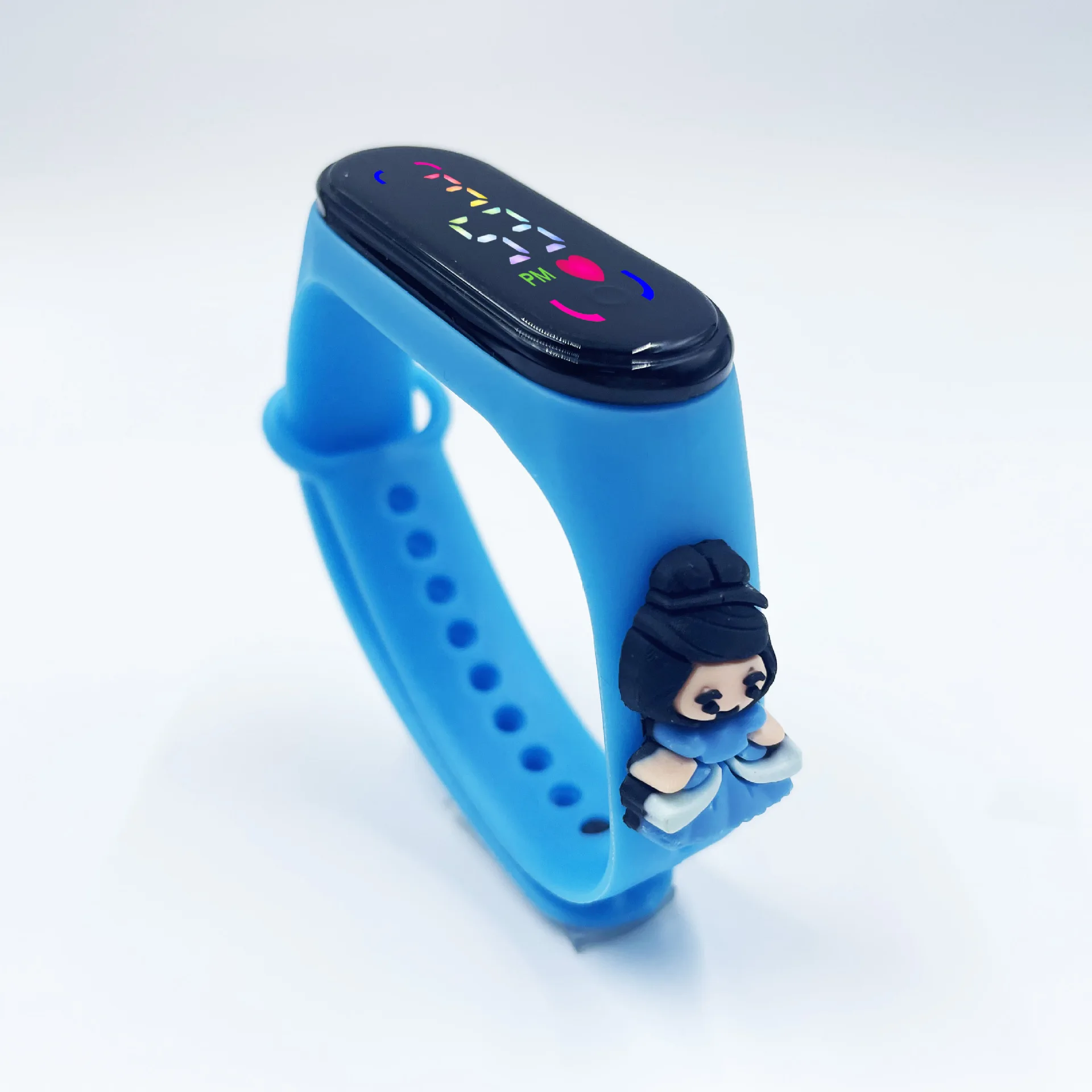 H89b0d321b1e049ab9679abc9397bcc2aQ.webp Hot Sell Girls Boy Silicone Watch Kids LED Cartoon Touch Watch Children Silicone Bracelet Waterproof Digital Watch-fashion / Yellow - Image 1
