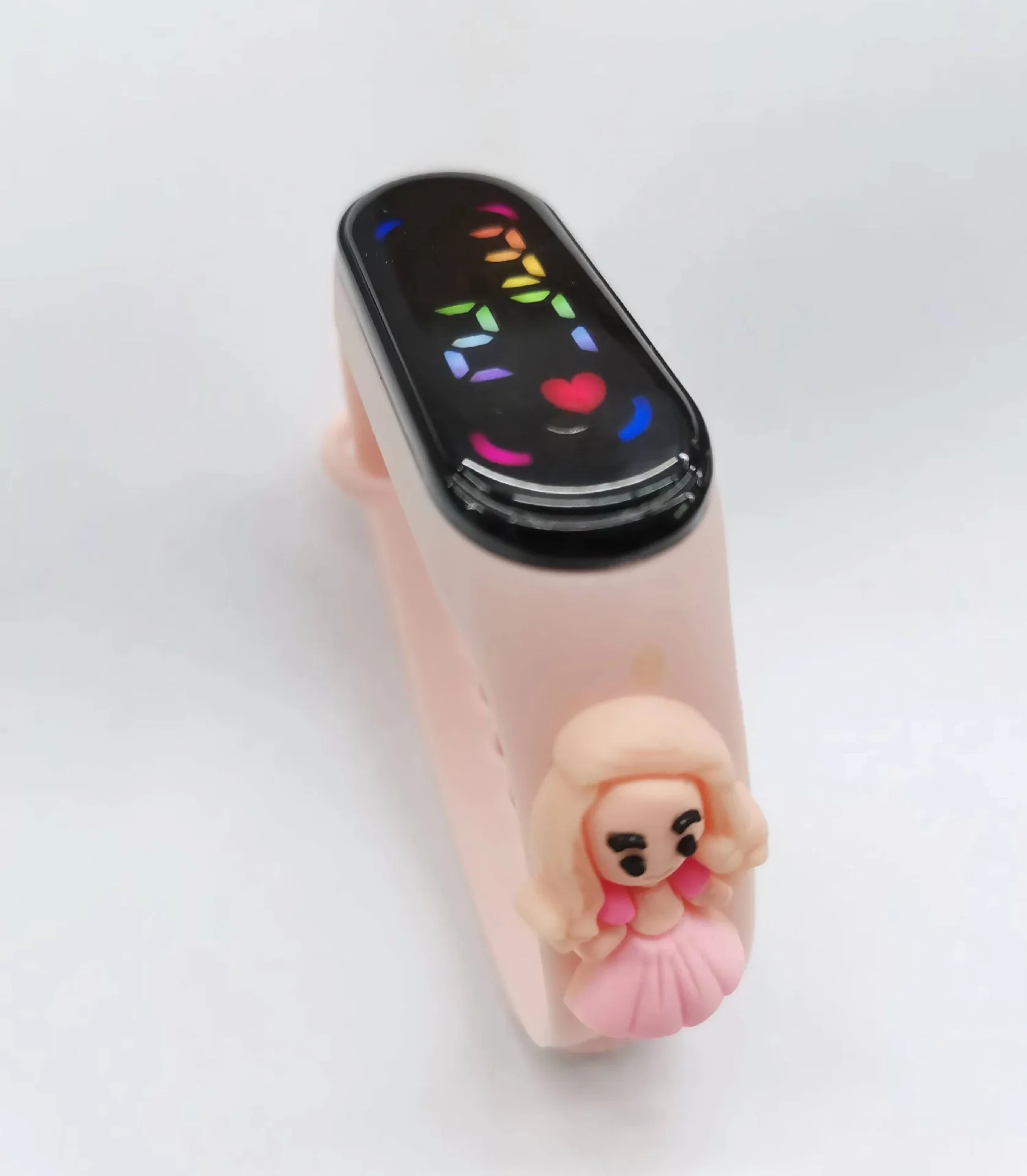 H8fe1b777be2e4c71b8526f10fe91e4be1.webp Hot Sell Girls Boy Silicone Watch Kids LED Cartoon Touch Watch Children Silicone Bracelet Waterproof Digital Watch-fashion / Gold - Image 1