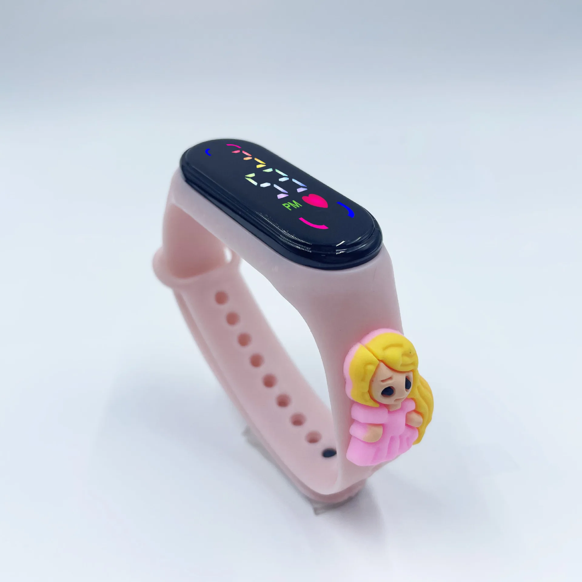 H9fb87307a50048bbb21ab069584d52ecb.webp Hot Sell Girls Boy Silicone Watch Kids LED Cartoon Touch Watch Children Silicone Bracelet Waterproof Digital Watch-fashion / Brown - Image 1