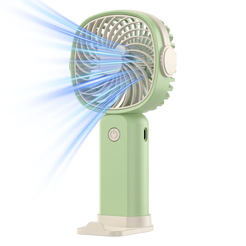 He99b3c77e77a4787a8825ebda5277e432.webp Original Manufacturer Selling Mini Portable Fan Usb Rechargeable PP+Electronic Components Personal Handy Fan-YGDFS21 / USB / As Picture - Image 1